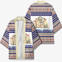 Polar Bears Christma Christmas Kimono Xmas Holiday Patterns - Wonder Print Shop