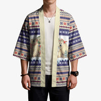 Polar Bears Christma Christmas Kimono Xmas Holiday Patterns - Wonder Print Shop