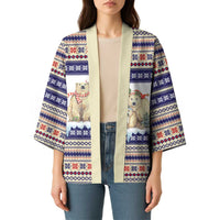 Polar Bears Christma Christmas Kimono Xmas Holiday Patterns - Wonder Print Shop