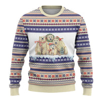 Polar Bears Christma Christmas Ugly Christmas Sweater Xmas Holiday Patterns - Wonder Print Shop