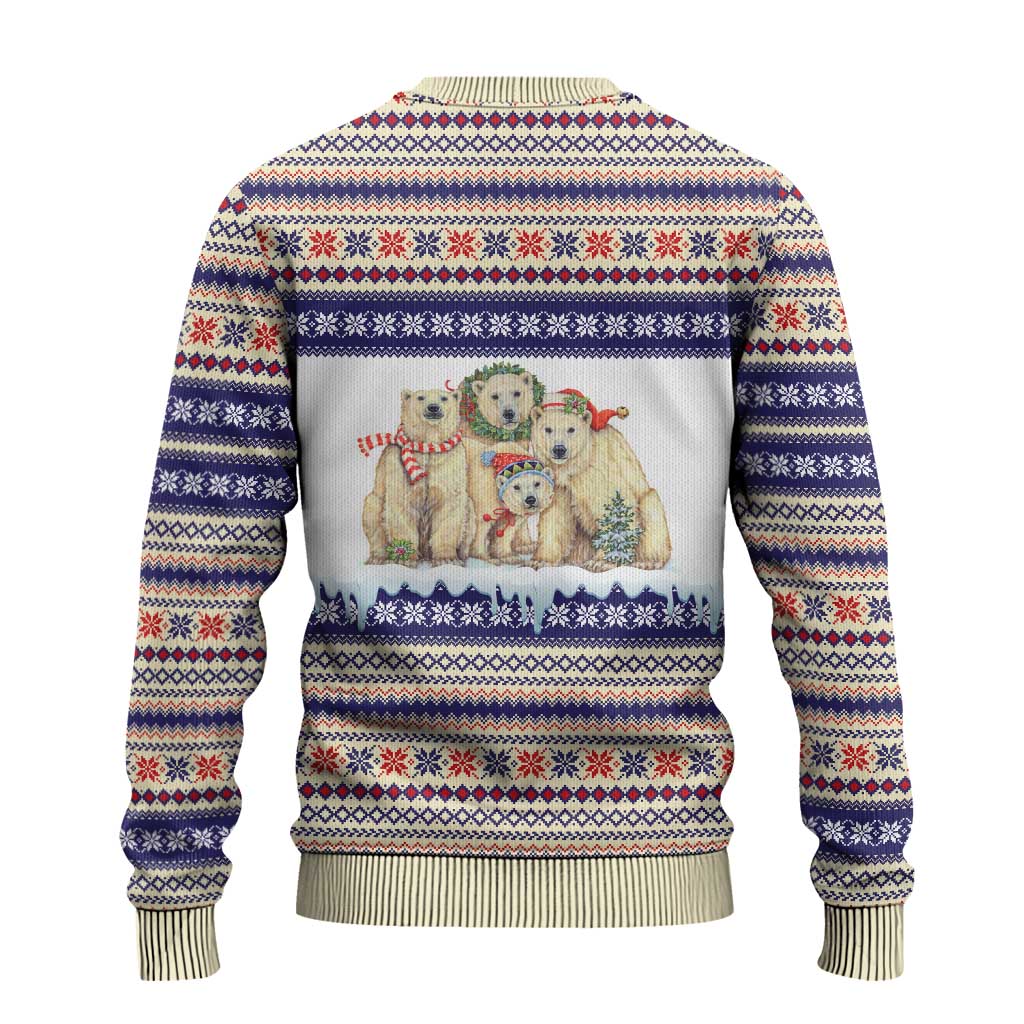 Polar Bears Christma Christmas Ugly Christmas Sweater Xmas Holiday Patterns - Wonder Print Shop