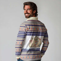 Polar Bears Christma Christmas Long Sleeve Polo Shirt Xmas Holiday Patterns - Wonder Print Shop