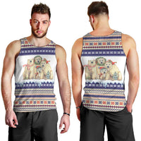 Polar Bears Christma Christmas Men Tank Top Xmas Holiday Patterns - Wonder Print Shop