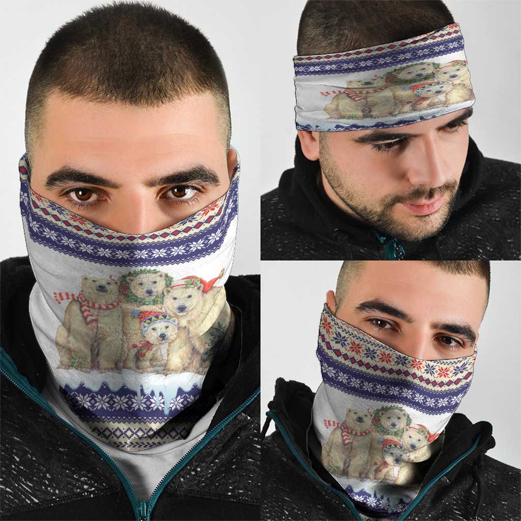 Polar Bears Christma Christmas Neck Gaiter Xmas Holiday Patterns - Wonder Print Shop