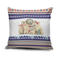 Polar Bears Christma Christmas Pillow Cover Xmas Holiday Patterns - Wonder Print Shop