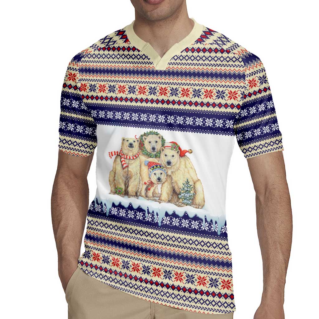 Polar Bears Christma Christmas Rugby Jersey Xmas Holiday Patterns - Wonder Print Shop