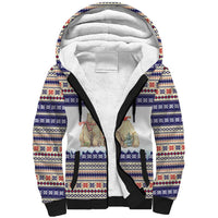 Polar Bears Christma Christmas Sherpa Hoodie Xmas Holiday Patterns - Wonder Print Shop