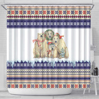 Polar Bears Christma Christmas Shower Curtain Xmas Holiday Patterns - Wonder Print Shop