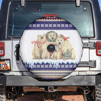 Polar Bears Christma Christmas Spare Tire Cover Xmas Holiday Patterns - Wonder Print Shop