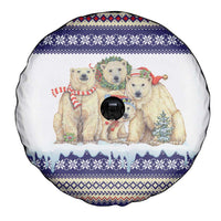 Polar Bears Christma Christmas Spare Tire Cover Xmas Holiday Patterns - Wonder Print Shop