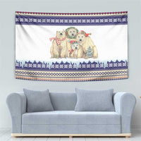 Polar Bears Christma Christmas Tapestry Xmas Holiday Patterns - Wonder Print Shop