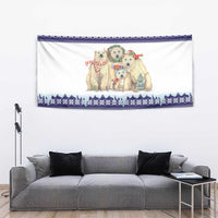 Polar Bears Christma Christmas Tapestry Xmas Holiday Patterns - Wonder Print Shop