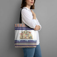 Polar Bears Christma Christmas Tote Bag Xmas Holiday Patterns - Wonder Print Shop