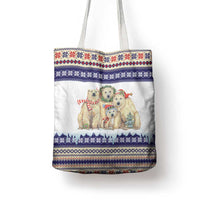 Polar Bears Christma Christmas Tote Bag Xmas Holiday Patterns - Wonder Print Shop