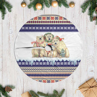 Polar Bears Christma Christmas Tree Skirt Xmas Holiday Patterns - Wonder Print Shop