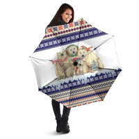 Polar Bears Christma Christmas Umbrella Xmas Holiday Patterns - Wonder Print Shop