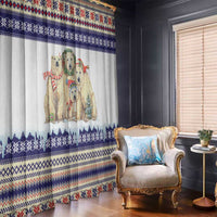 Polar Bears Christma Christmas Window Curtain Xmas Holiday Patterns - Wonder Print Shop