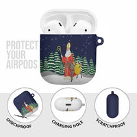 Saint Nicholas Christmas AirPods Case Xmas Holiday Patterns - Wonder Print Shop