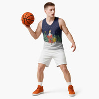 Saint Nicholas Christmas Basketball Jersey Xmas Holiday Patterns - Wonder Print Shop