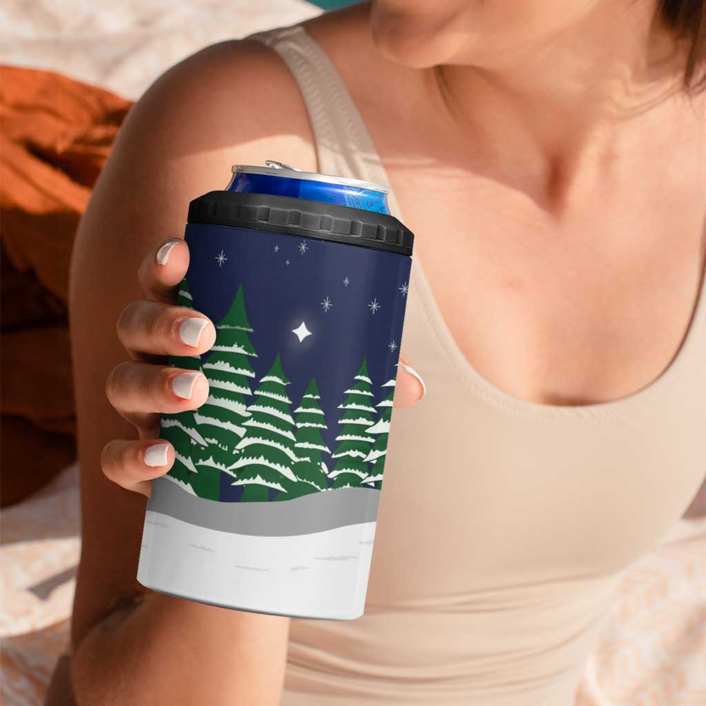 Saint Nicholas Christmas 4 in 1 Can Cooler Tumbler Xmas Holiday Patterns - Wonder Print Shop