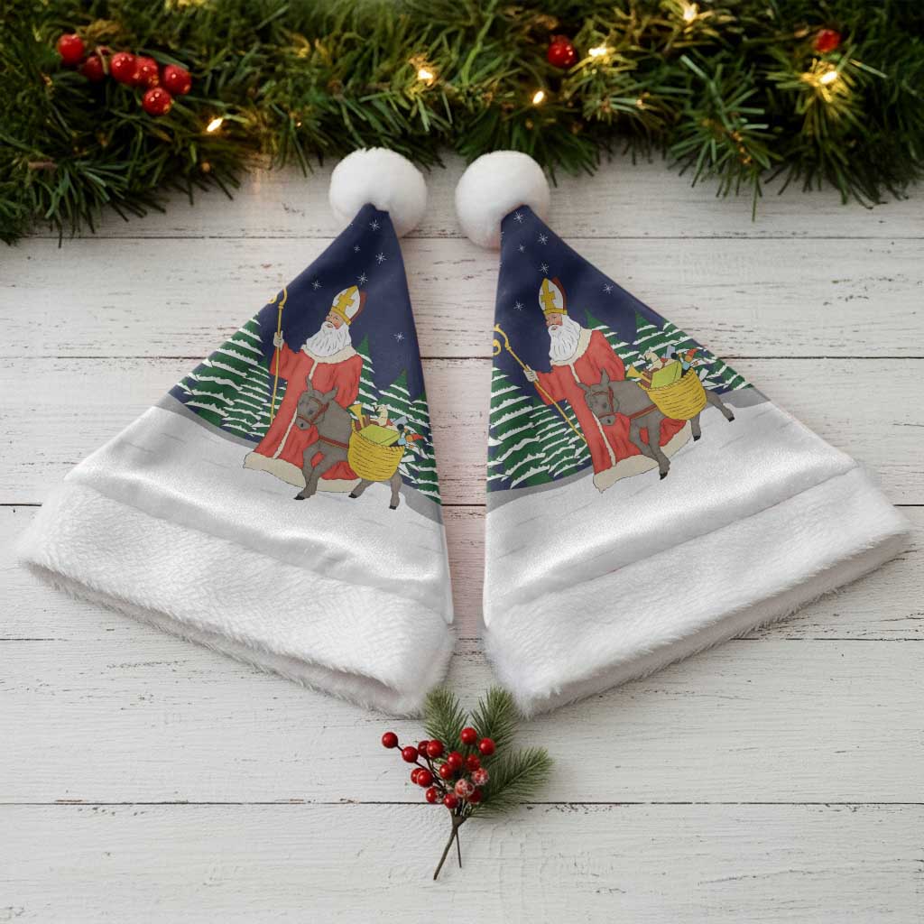 Saint Nicholas Christmas Santa Hat Xmas Holiday Patterns - Wonder Print Shop