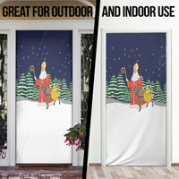 Saint Nicholas Christmas Door Cover Xmas Holiday Patterns - Wonder Print Shop