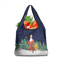 Saint Nicholas Christmas Grocery Bag Xmas Holiday Patterns - Wonder Print Shop