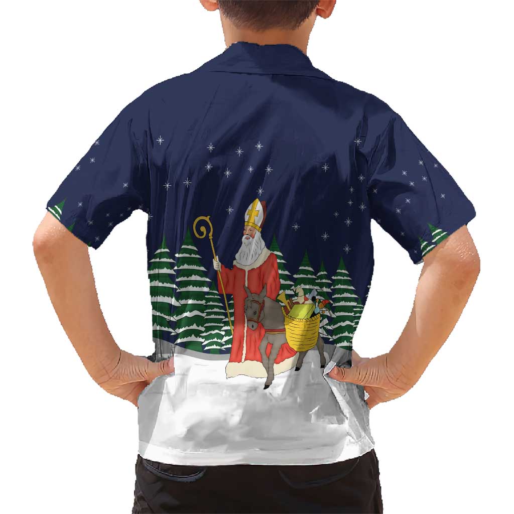 Saint Nicholas Christmas Hawaiian Shirt Xmas Holiday Patterns - Wonder Print Shop
