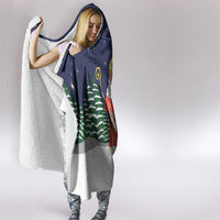 Saint Nicholas Christmas Hooded Blanket Xmas Holiday Patterns - Wonder Print Shop