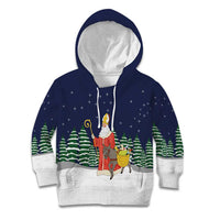 Saint Nicholas Christmas Kid Hoodie Xmas Holiday Patterns - Wonder Print Shop