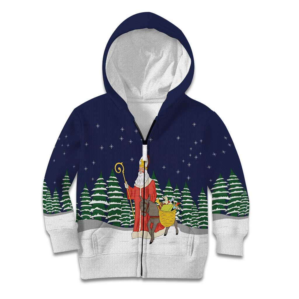 Saint Nicholas Christmas Kid Hoodie Xmas Holiday Patterns - Wonder Print Shop