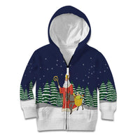 Saint Nicholas Christmas Kid Hoodie Xmas Holiday Patterns - Wonder Print Shop