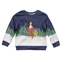 Saint Nicholas Christmas Kid Ugly Christmas Sweater Xmas Holiday Patterns - Wonder Print Shop