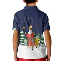 Saint Nicholas Christmas Kid Polo Shirt Xmas Holiday Patterns - Wonder Print Shop