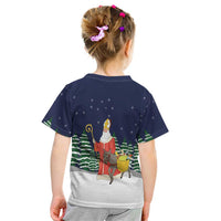 Saint Nicholas Christmas Kid T Shirt Xmas Holiday Patterns - Wonder Print Shop