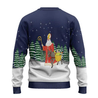 Saint Nicholas Christmas Ugly Christmas Sweater Xmas Holiday Patterns - Wonder Print Shop
