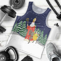 Saint Nicholas Christmas Men Tank Top Xmas Holiday Patterns - Wonder Print Shop