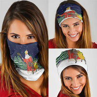 Saint Nicholas Christmas Neck Gaiter Xmas Holiday Patterns - Wonder Print Shop
