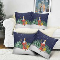 Saint Nicholas Christmas Pillow Cover Xmas Holiday Patterns - Wonder Print Shop
