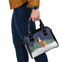 Saint Nicholas Christmas Shoulder Handbag Xmas Holiday Patterns - Wonder Print Shop