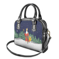 Saint Nicholas Christmas Shoulder Handbag Xmas Holiday Patterns - Wonder Print Shop