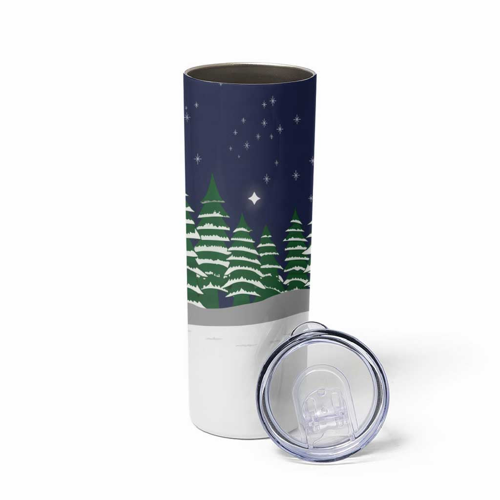 Saint Nicholas Christmas Skinny Tumbler Xmas Holiday Patterns - Wonder Print Shop