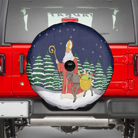 Saint Nicholas Christmas Spare Tire Cover Xmas Holiday Patterns - Wonder Print Shop