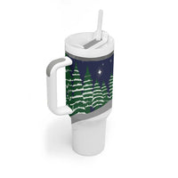 Saint Nicholas Christmas Tumbler With Handle Xmas Holiday Patterns - Wonder Print Shop