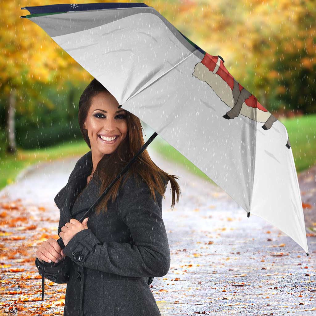 Saint Nicholas Christmas Umbrella Xmas Holiday Patterns - Wonder Print Shop