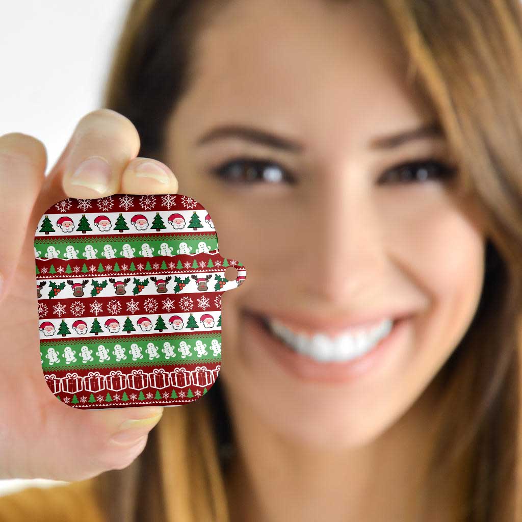 Snowman Tree Christmas AirPods Case Xmas Holiday Patterns - Wonder Print Shop