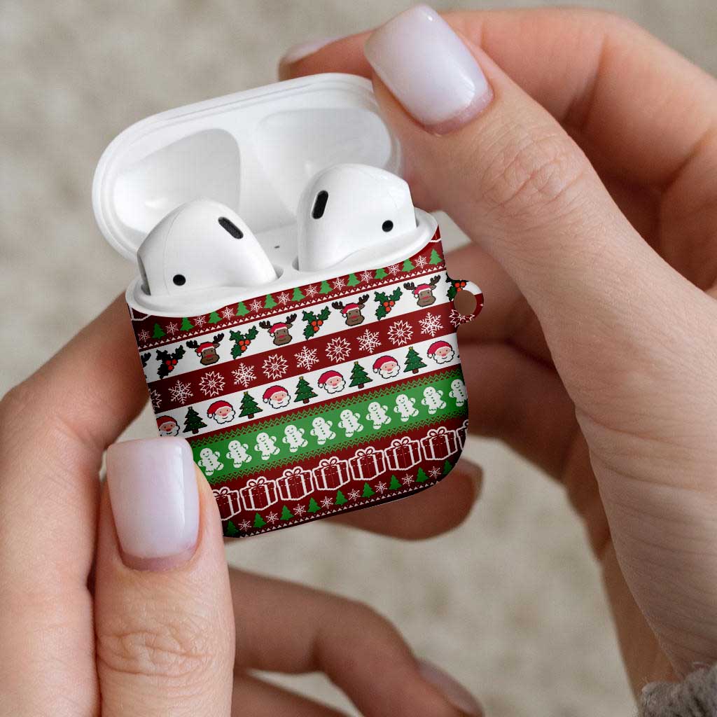 Snowman Tree Christmas AirPods Case Xmas Holiday Patterns - Wonder Print Shop