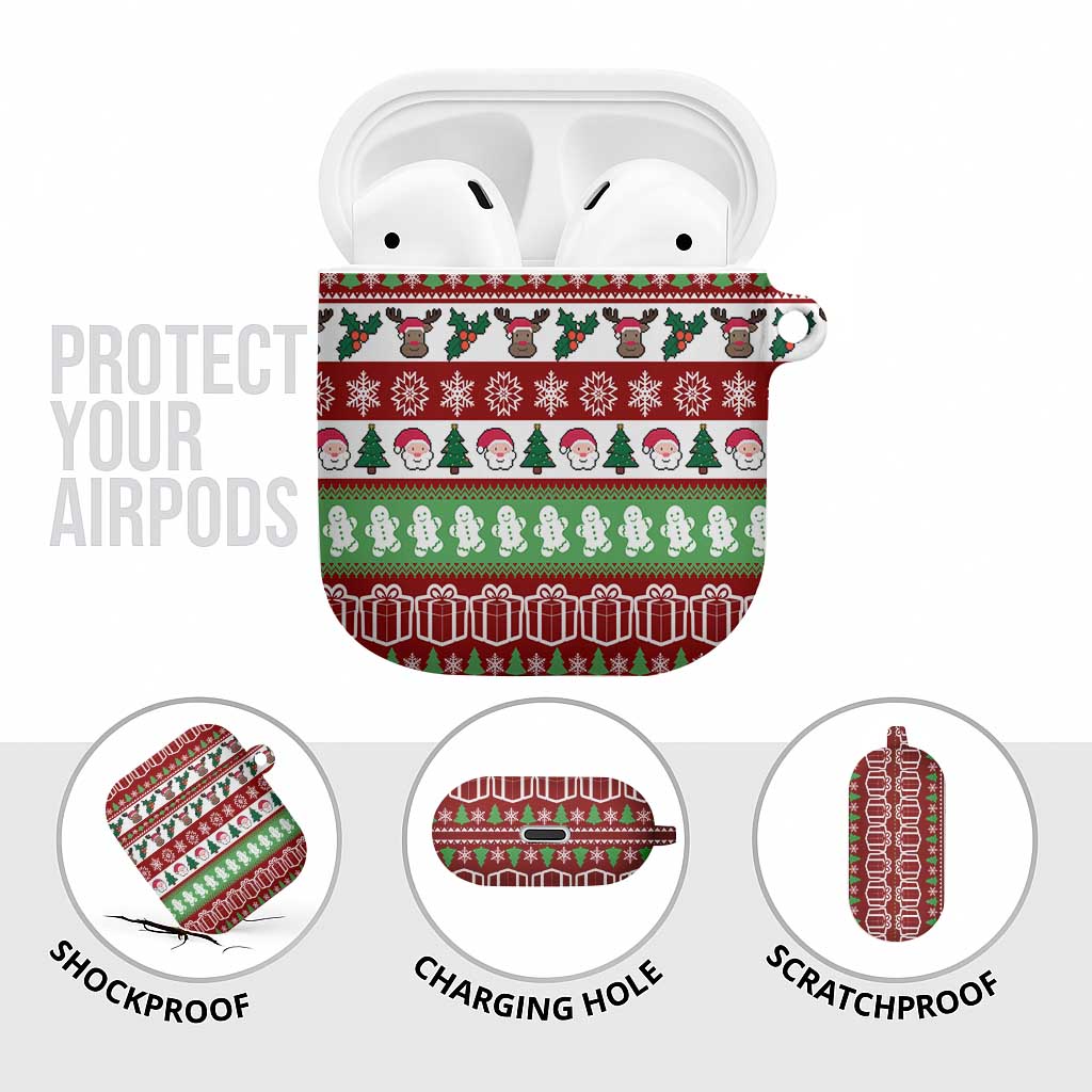Snowman Tree Christmas AirPods Case Xmas Holiday Patterns - Wonder Print Shop