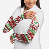 Snowman Tree Christmas Arm Sleeves Xmas Holiday Patterns - Wonder Print Shop