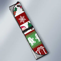 Snowman Tree Christmas Auto Sun Shade Xmas Holiday Patterns - Wonder Print Shop